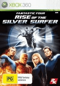 Fantastic Four: Rise of the Silver Surfer box art for Xbox 360